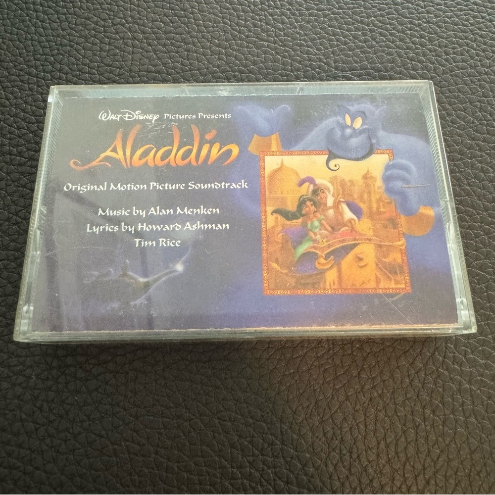 Disney Aladdin Original Soundtrack Cassette with Case 1992